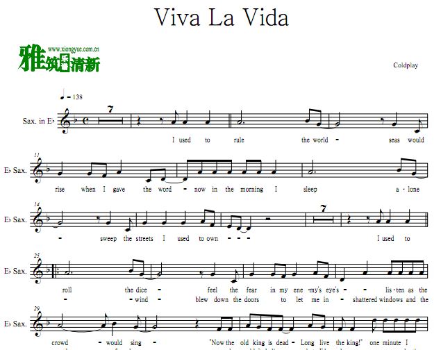 Coldplay - Viva La VidaE˹