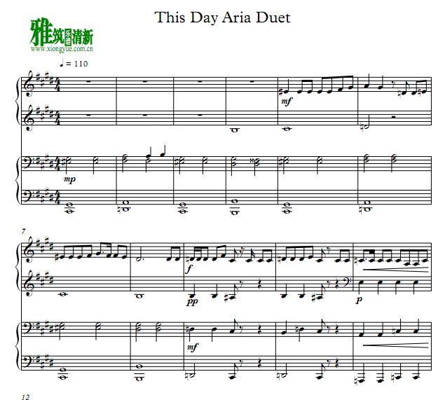 СThis Day Aria Duet