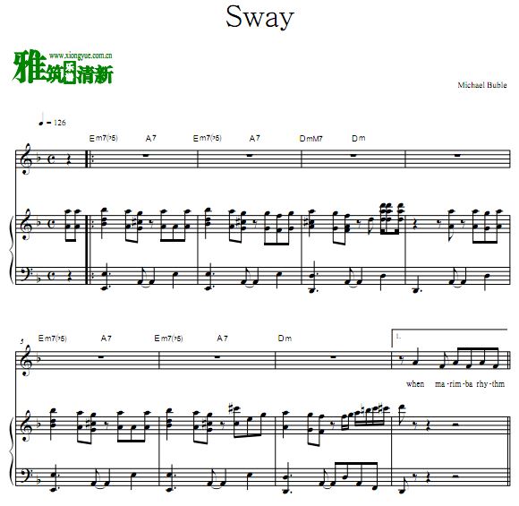 Michael Buble - Sway ൯ 