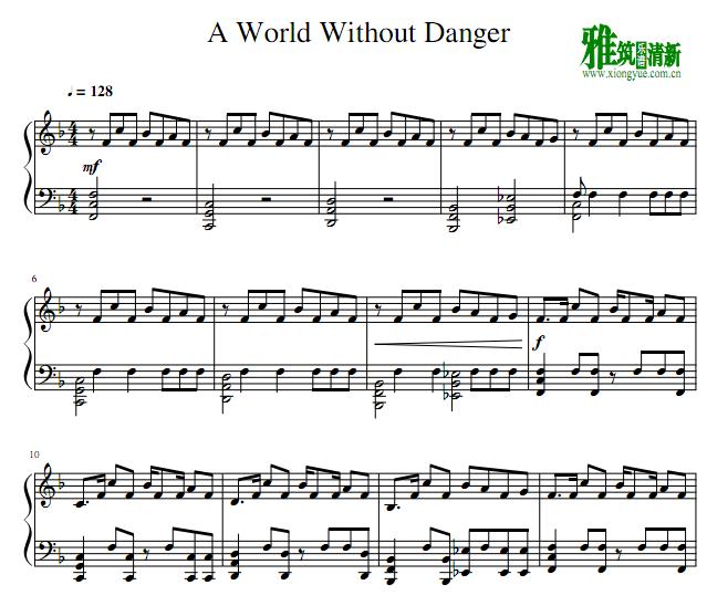Code Lyoko - A World Without Danger钢琴谱