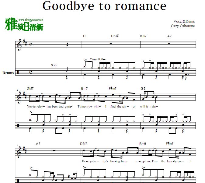 Ozzy Osbourne - Goodbye To Romanceӹ