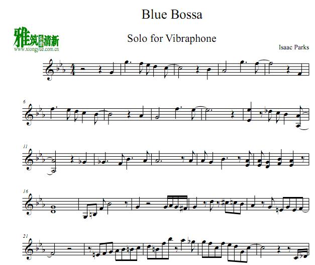 Blue Bossa Vibraphone  ١