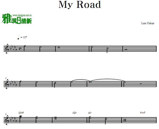 Lee Oskar - My Road口琴谱