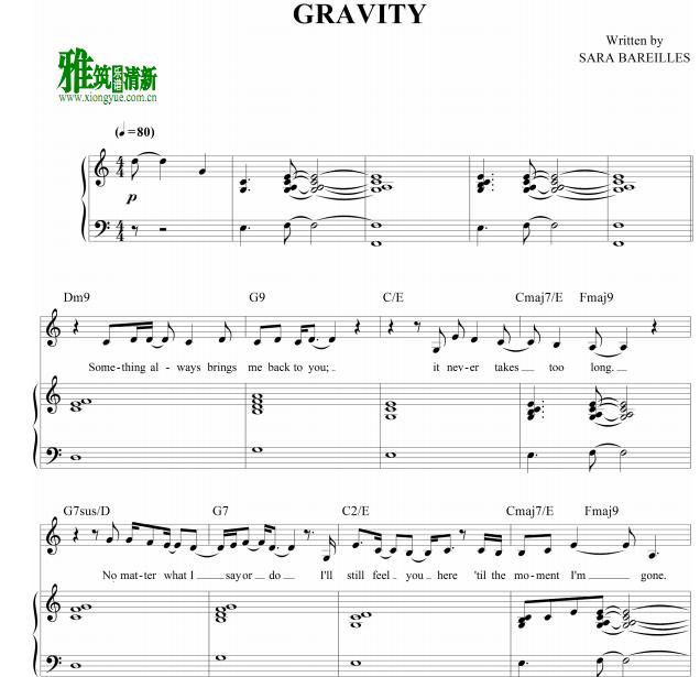 Sarah Bareilles - Gravityٰ