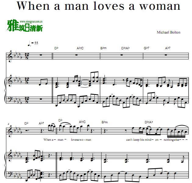 Michael Bolton - When A Man Loves A Woman  