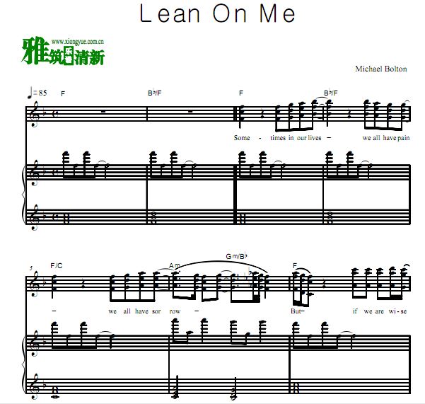 Michael Bolton - Lean On Me  