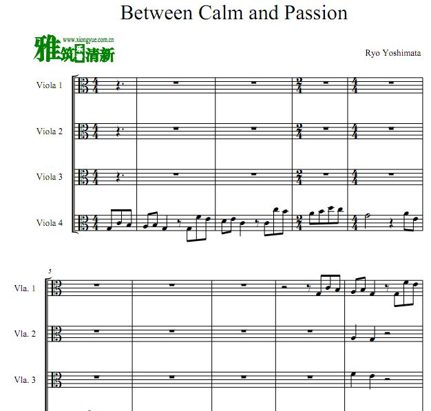 ٶ Between calm and passion