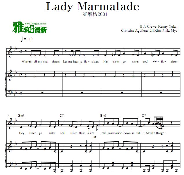 ĥ Lady Marmaladeָ 