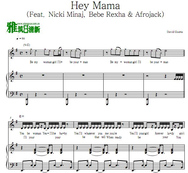 David Guetta - Hey Mama  