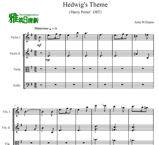 ޱ Hedwig's Theme