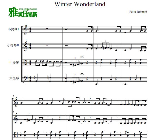 ɾ Winter Wonderland ˫Сٴٺ