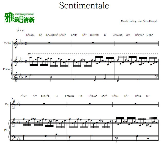 Claude Bolling - Sentimentale Сٸٰ