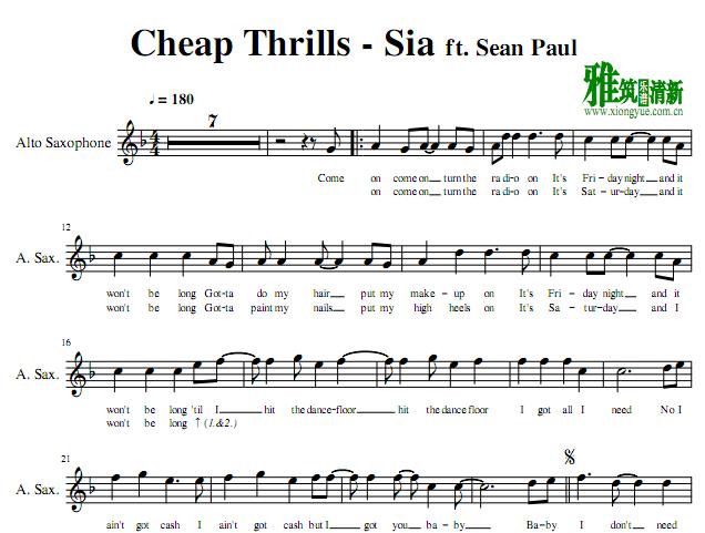 sia - Cheap Thrills˹