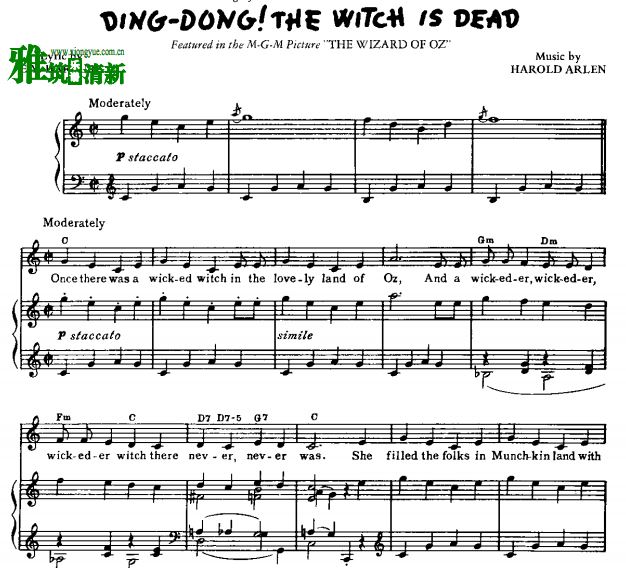 Ұ Ding-Dong The Witch Is Dead ָ