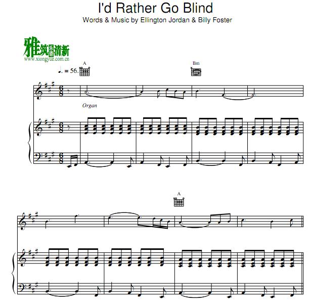 I'd Rather Go Blind  ٰ