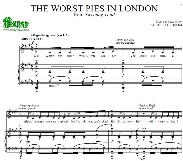 Sweeney Todd ʦյWorst Pies in Londonٰ