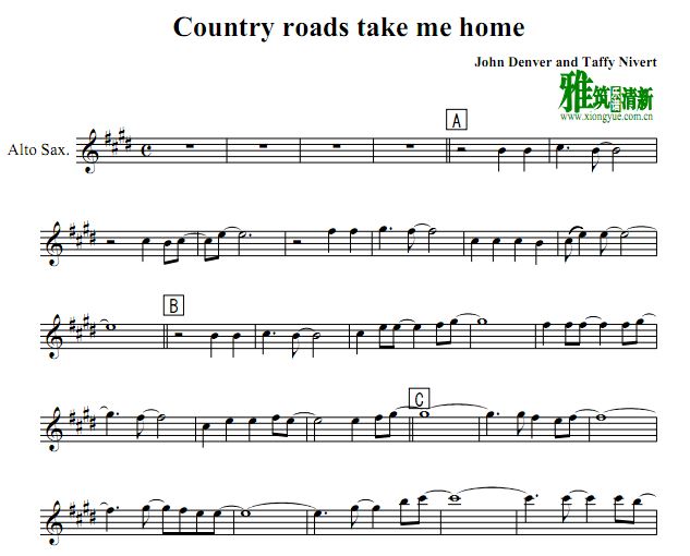 Country roads take me home˹