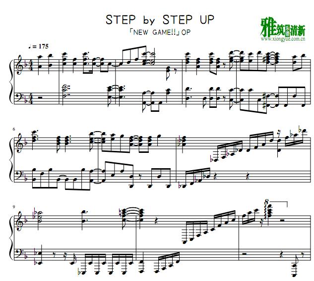 phyxinon - step by step up钢琴谱