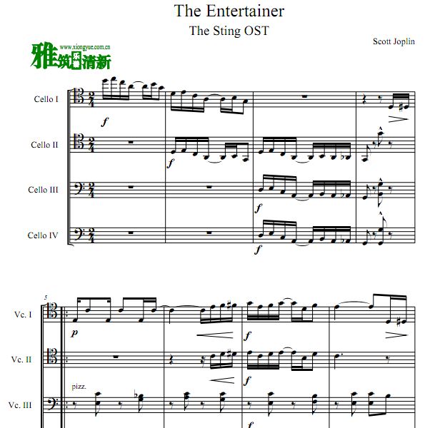 Scott Joplin -The Entertainer  ˴