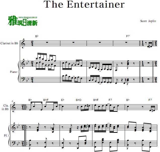  Scott Joplin - The Entertainerɹܸٺ