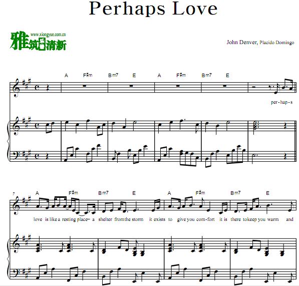 John Denver/Placido Domingo - Perhaps Love ָ ְ