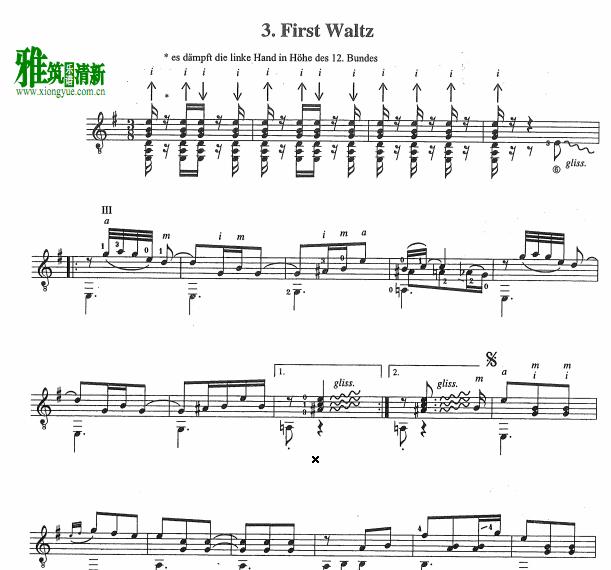 Matthias Rother - First Waltz吉他谱