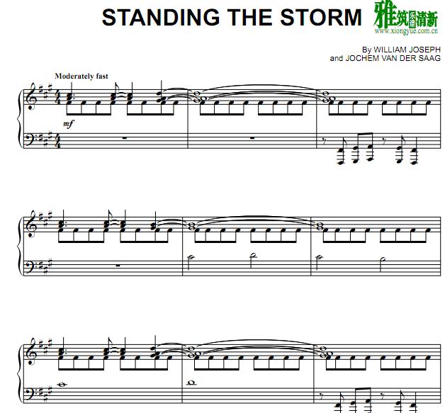 William Joseph - Standing The Storm钢琴谱