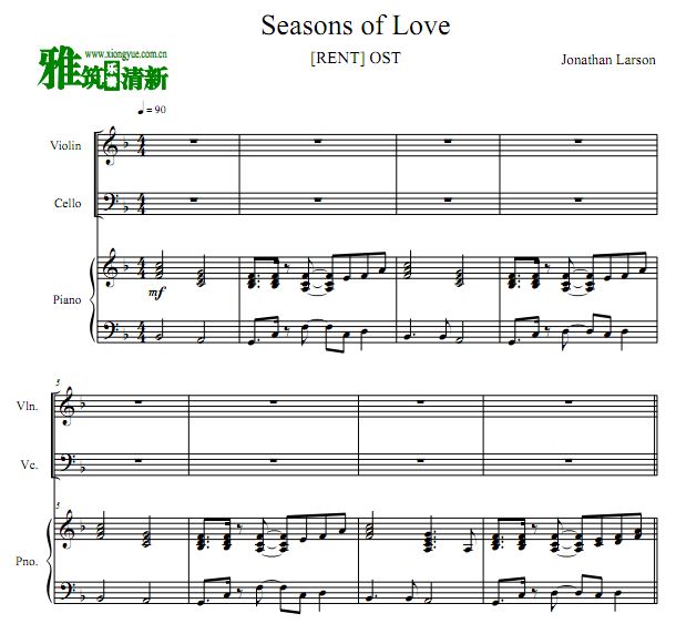 Rent  - Seasons of Love