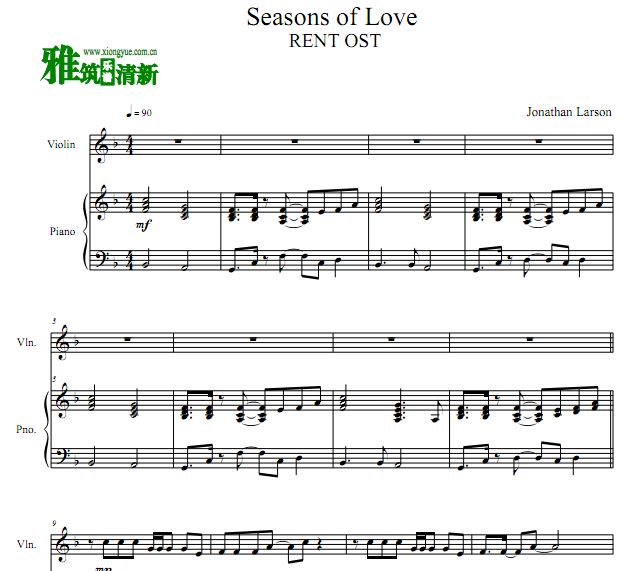 ݳ  Seasons of LoveСٸٺ