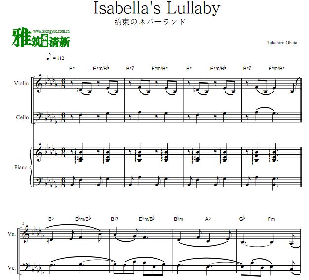 Լλõ Isabella's LullabyСٴٸٺ