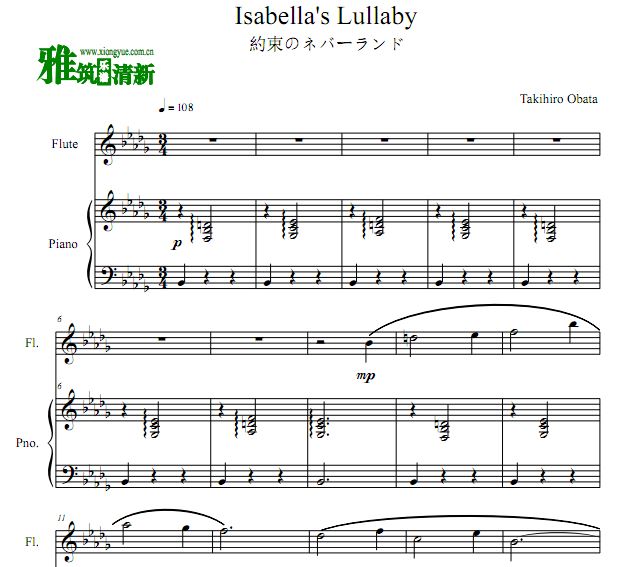 Լλõ Isabella's LullabyѸٰ