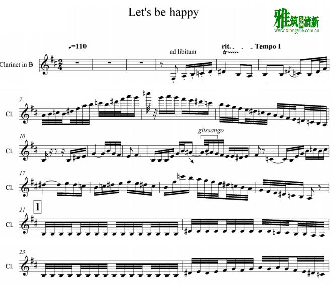 Giora Feidman - Let's Be Happy单簧管谱