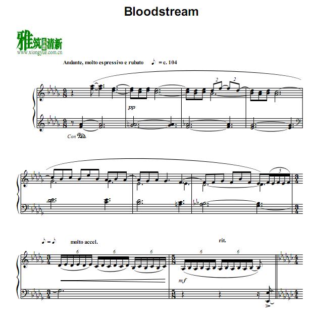 Tokio Myers - Bloodstream钢琴谱