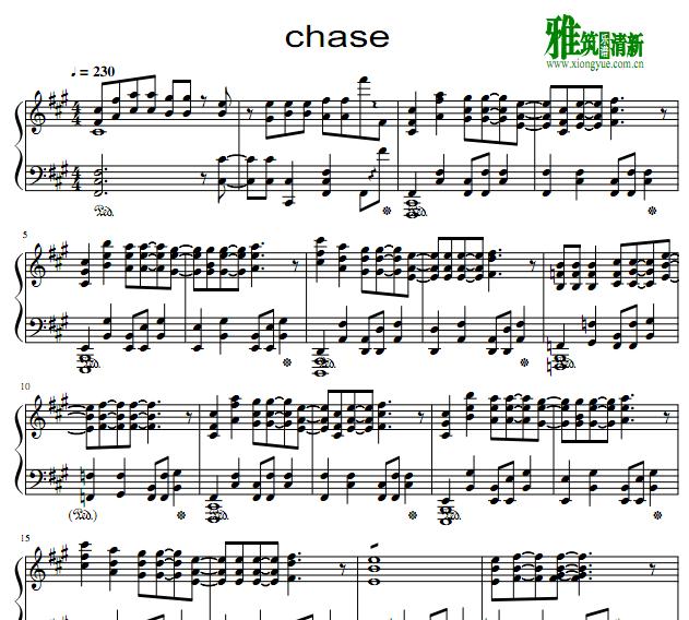JOJO的奇妙冒险 不灭钻石新OP决定batta - chase钢琴谱