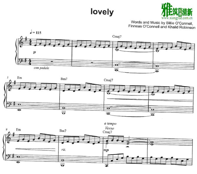 the theorist版 lovely钢琴谱