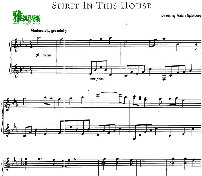 Robin Spielberg - Spirit In This House钢琴谱