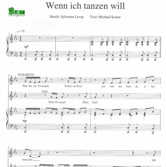 elisabeth - wenn ich tanzen willٰ