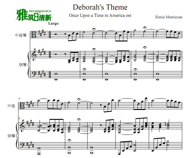  Deborah's Theme ٸٺ