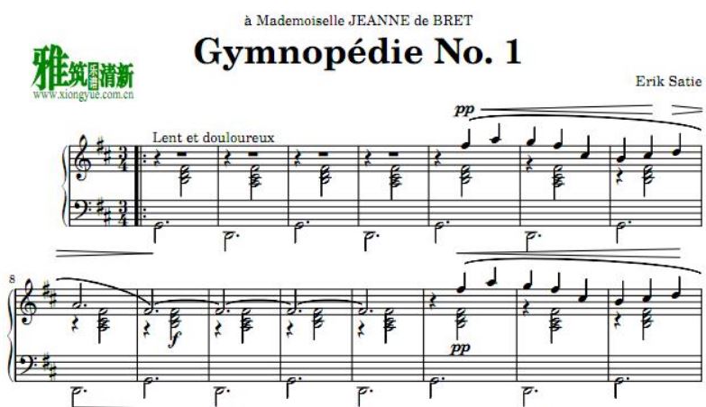 Marioverehrer Gymnopedie No. 1