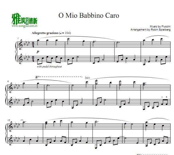 Robin Spielberg - O Mio Babbino Caro