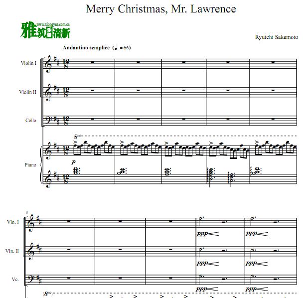 ʥ˹ Merry Christmas Mr. LawrenceС