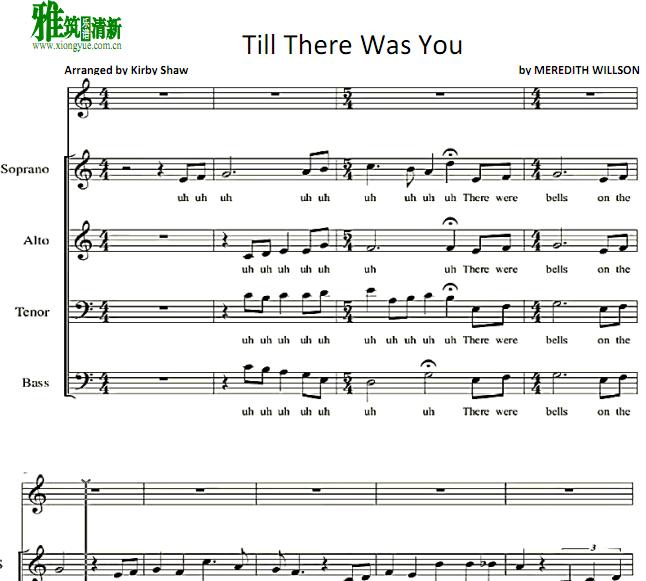 Till There Was You 阿卡贝拉谱