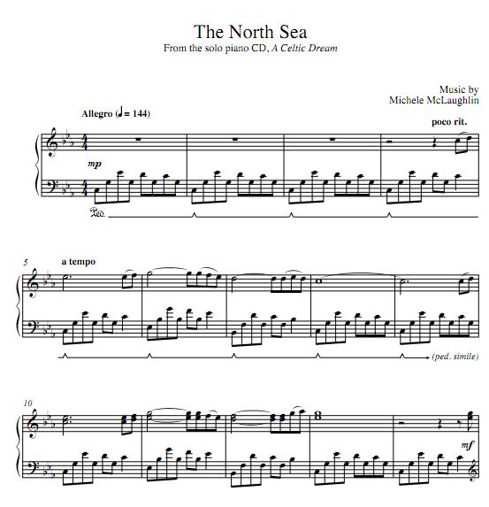 Michele McLaughlin - The North Sea钢琴谱