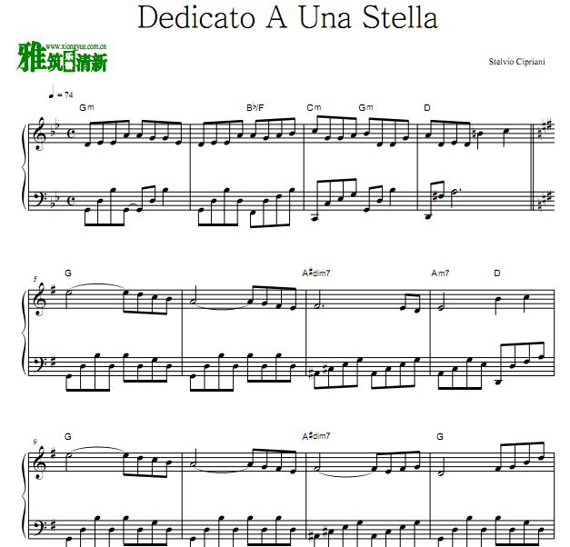 Stelvio Cipriani - Dedicato A Una Stella