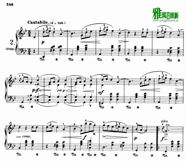 肖邦G小调玛祖卡 Mazurka in G minor op67 no2钢琴谱