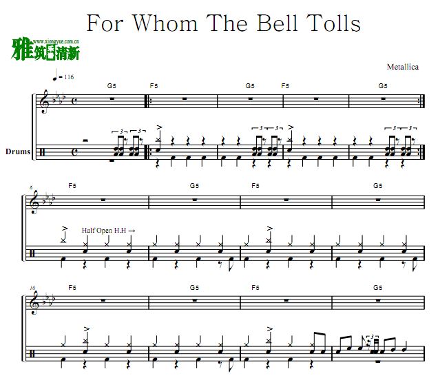 METALLICAֶ For Whom The Bell Tolls