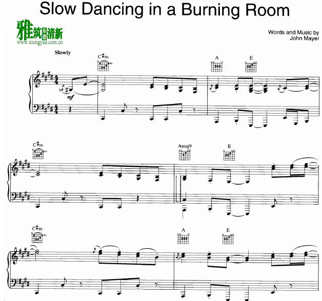 John Mayer - Slow Dancing In A Burning Roomg 2