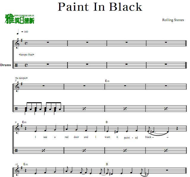 The Rolling Stonesֶ Paint It Black 