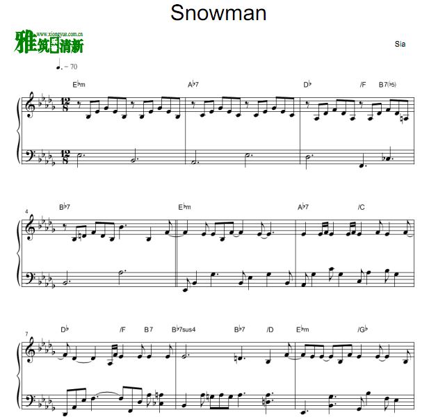 Sia - Snowman