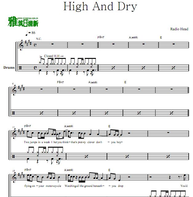 Radioheadֶ - High and Dry